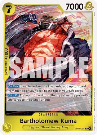 Bartholomew Kuma (EB04-054) (EB04-054) - Adventure on Kami's Island Foil