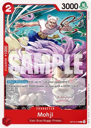 Mohji (OP15-018) - Adventure on Kami's Island