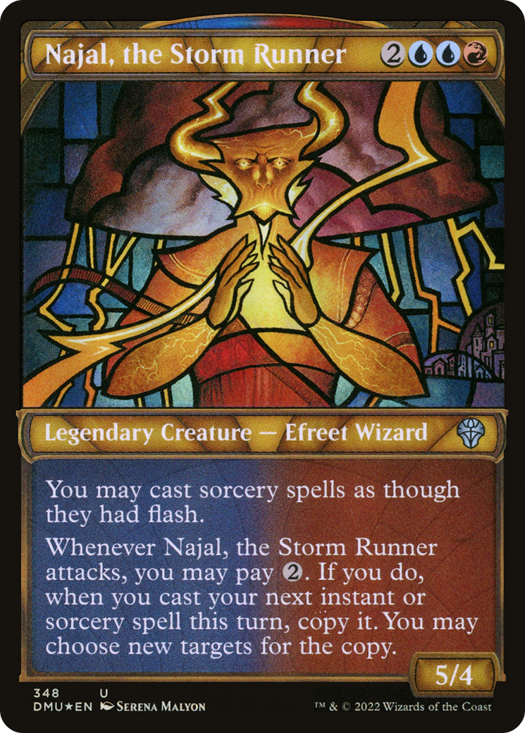 Najal, the Storm Runner (DMU-348) - Dominaria United: (Showcase) Foil
