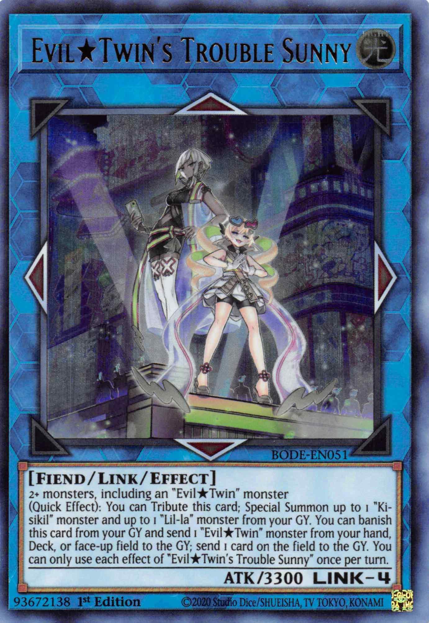 Evil Twin's Trouble Sunny [BODE-EN051] Ultra Rare - Josh's Cards