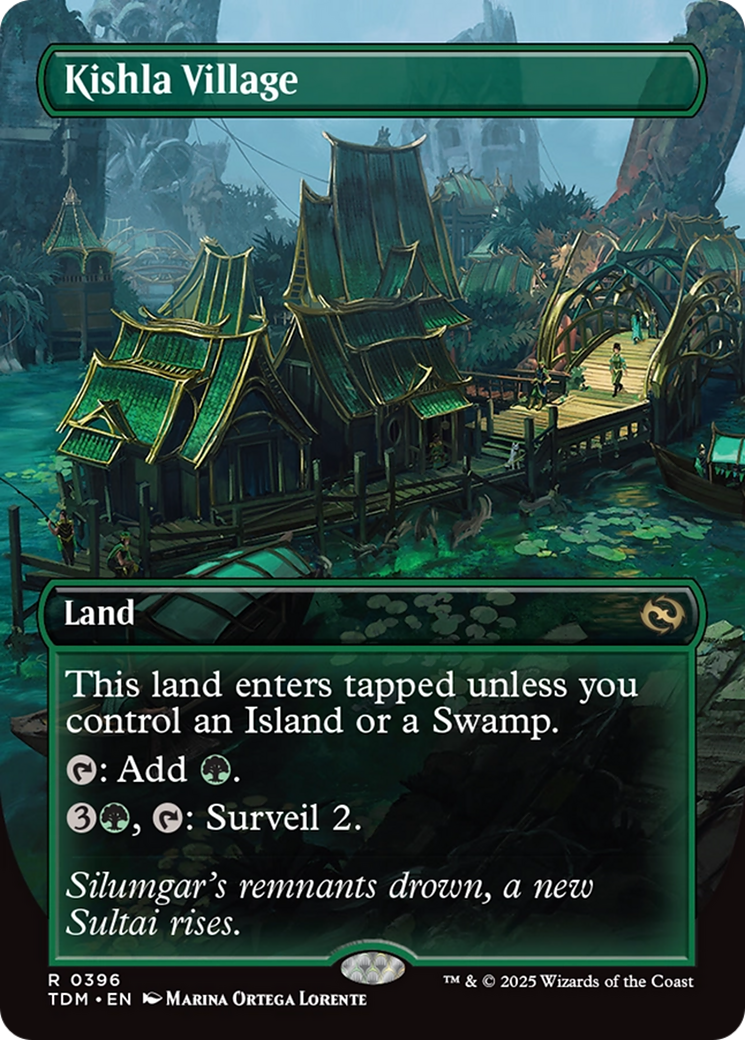 Kishla Village (TDM-396) - Tarkir: Dragonstorm (Borderless)