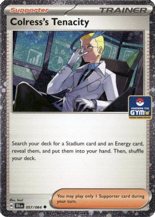 Colress's Tenacity (Gym Stamp Asia Exclusive) 057/null - Miscellaneous Cards & Products Holofoil