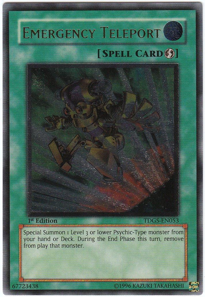 Emergency Teleport [TDGS-EN053] Ultimate Rare - Josh's Cards