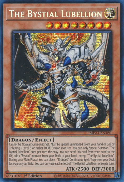 The Bystial Lubellion [MP23-EN160] Prismatic Secret Rare - Josh's Cards