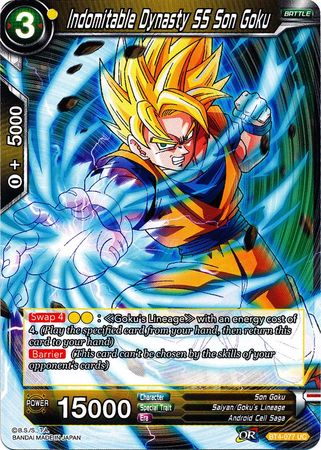 Indomitable Dynasty SS Son Goku (BT4-077) [Colossal Warfare] Parallel Foil