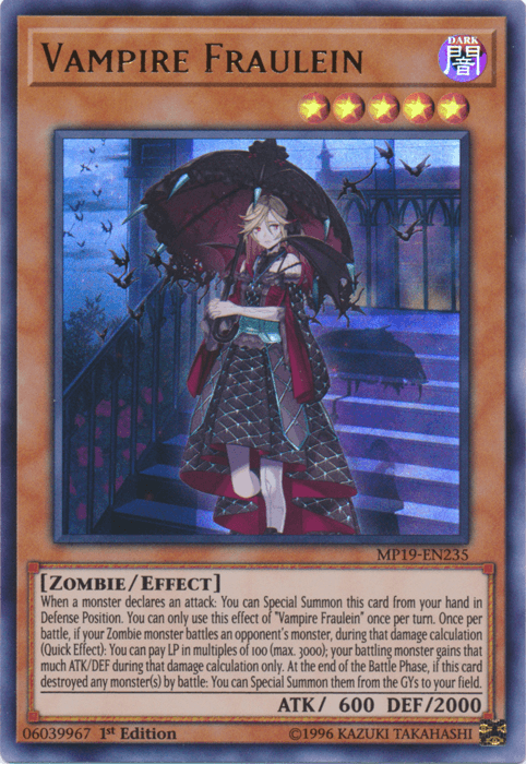 Vampire Fraulein [MP19-EN235] Ultra Rare - Josh's Cards