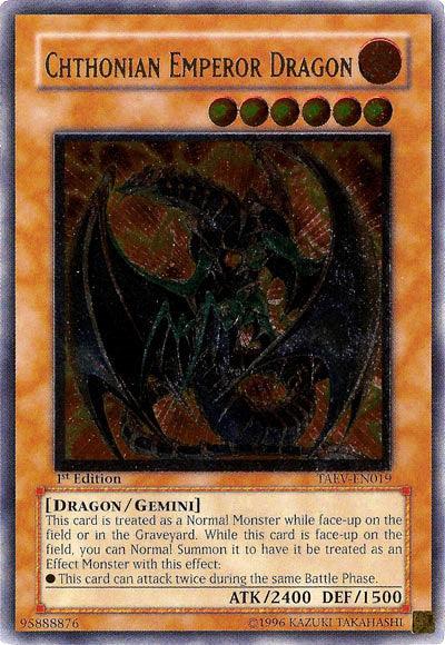 Chthonian Emperor Dragon [TAEV-EN019] Ultimate Rare - Josh's Cards