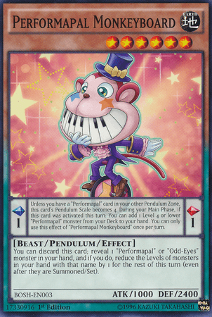 Performapal Monkeyboard [BOSH-EN003] Common - Josh's Cards