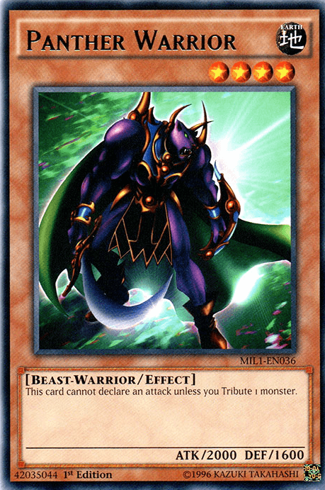 Panther Warrior [MIL1-EN036] Rare - Josh's Cards