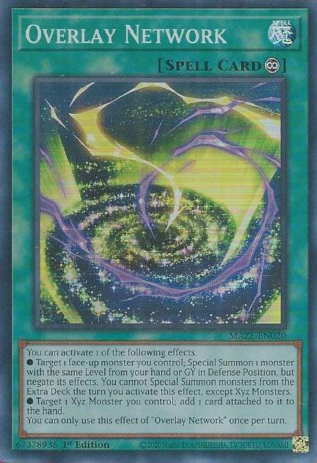 Overlay Network [MAZE-EN020] Super Rare - Josh's Cards