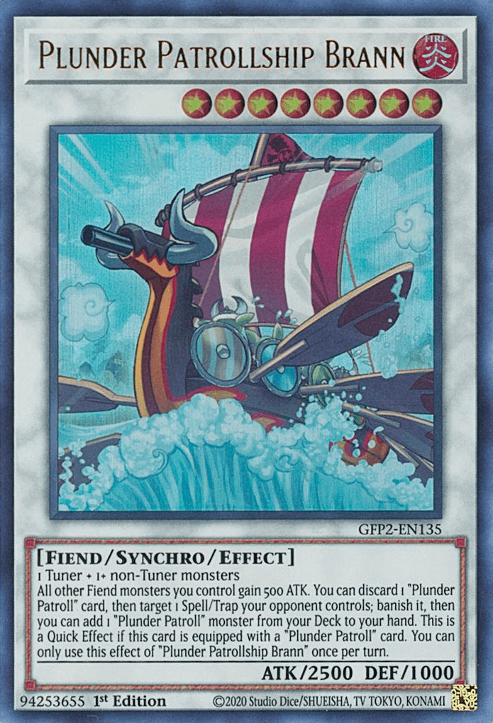 Plunder Patrollship Brann [GFP2-EN135] Ultra Rare - Josh's Cards