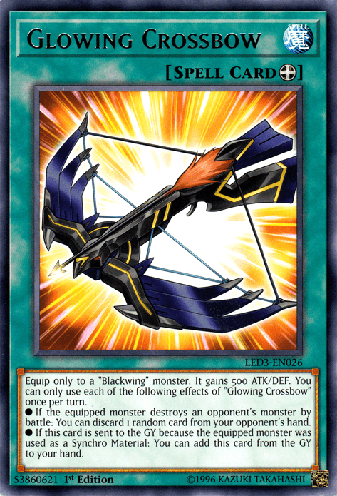 Glowing Crossbow [LED3-EN026] Rare - Josh's Cards