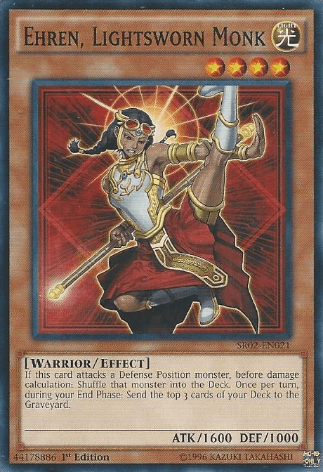 Ehren, Lightsworn Monk [SR02-EN021] Common - Josh's Cards