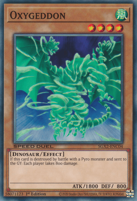 Oxygeddon [SGX2-ENC04] Common - Josh's Cards