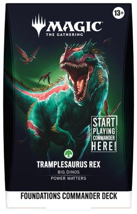 Magic: The Gathering: Foundations Commander Deck - Tramplesaurus Rex
