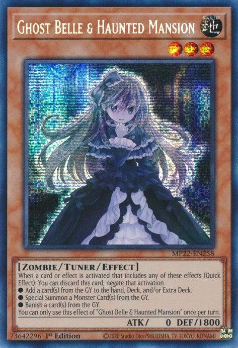 Ghost Belle & Haunted Mansion [MP22-EN258] Prismatic Secret Rare - Josh's Cards