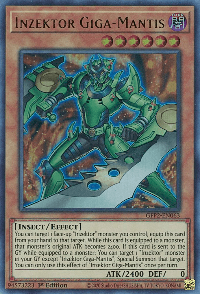 Inzektor Giga-Mantis [GFP2-EN063] Ultra Rare - Josh's Cards