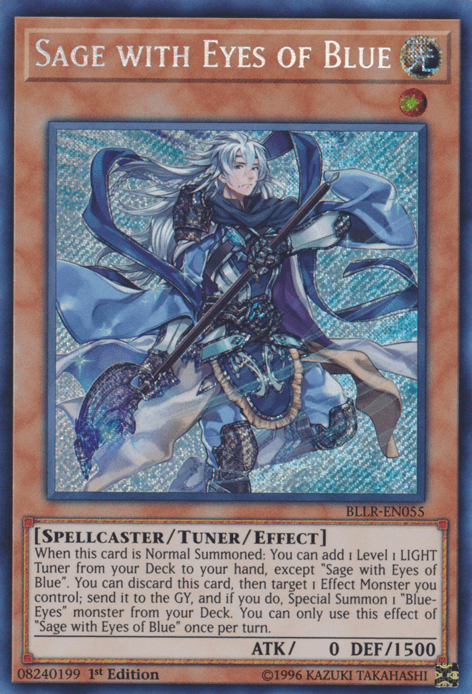 Sage with Eyes of Blue [BLLR-EN055] Secret Rare - Josh's Cards