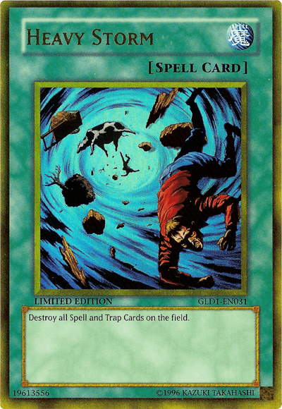 Heavy Storm [GLD1-EN031] Gold Rare - Josh's Cards