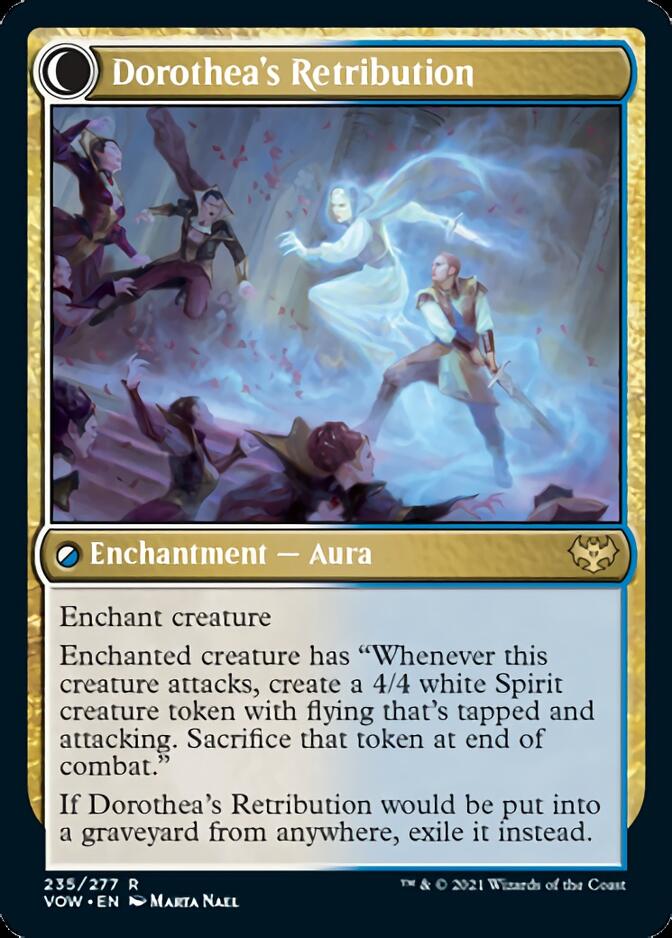 Dorothea, Vengeful Victim // Dorothea's Retribution (VOW-235) - Innistrad: Crimson Vow: (Double Faced Transform) Foil