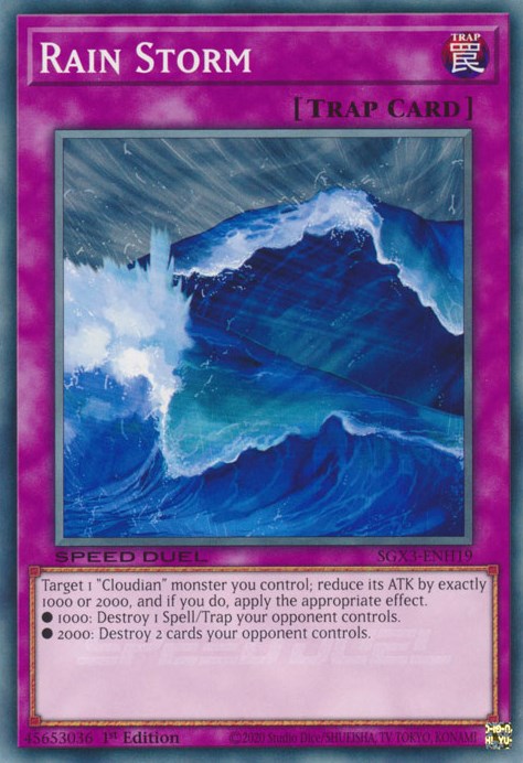 Rain Storm (SGX3-ENH19) - Speed Duel GX: Duelists of Shadows 1st Edition