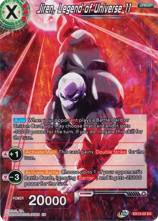 Jiren, Legend of Universe 11 (EX13-02) [Special Anniversary Set 2020] Parallel Foil