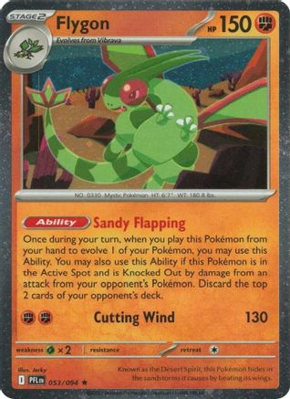Flygon (Cosmos Holo) 053/094 - Blister Exclusives Holofoil