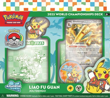Pokemon: 2025 World Championship Deck: Liao Fu Guan (Joltdengo)