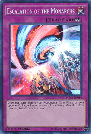 Escalation of the Monarchs [MP15-EN054] Super Rare - Josh's Cards