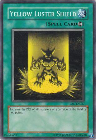 Yellow Luster Shield [IOC-EN037] Common - Josh's Cards