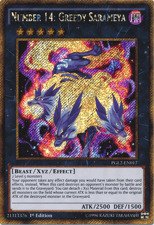 Number 14: Greedy Sarameya [PGL2-EN017] Gold Secret Rare - Josh's Cards