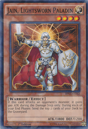 Jain, Lightsworn Paladin [BP03-EN042] Shatterfoil Rare - Josh's Cards
