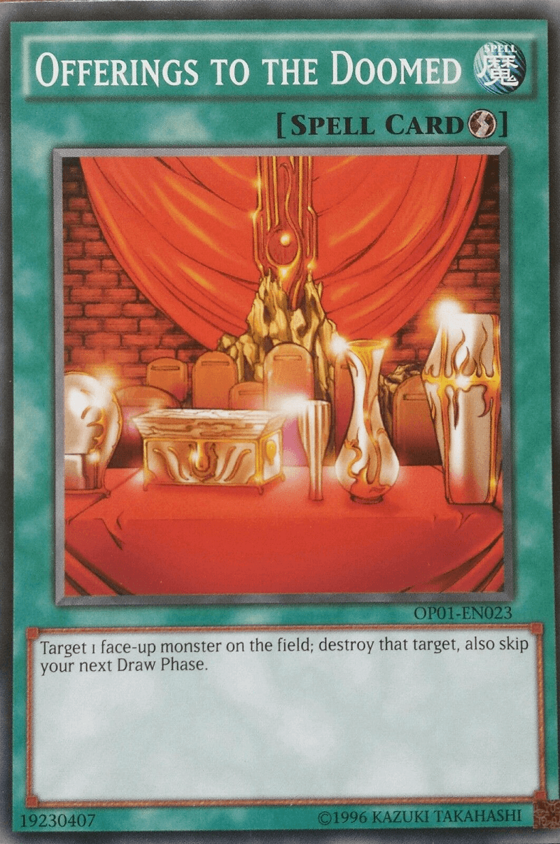 Offerings to the Doomed [OP01-EN023] Common - Josh's Cards