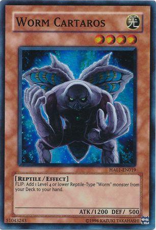 Worm Cartaros [HA01-EN019] Super Rare - Josh's Cards