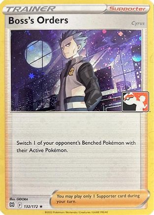 Boss's Orders [Cyrus] (Cosmos Holo) 132/172 - Prize Pack Series Cards Holofoil