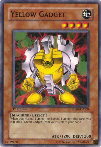 Yellow Gadget [SD10-EN008] Common - Josh's Cards