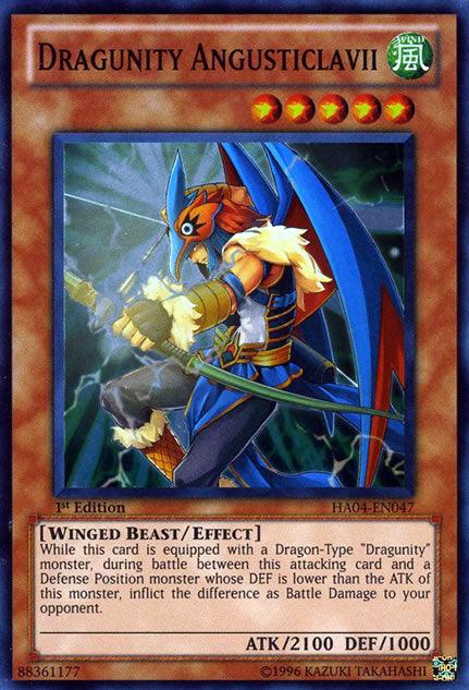 Dragunity Angusticlavii [HA04-EN047] Super Rare - Josh's Cards