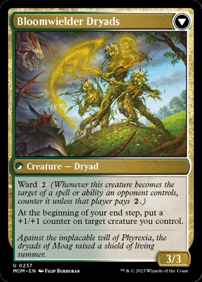 Invasion of Moag // Bloomwielder Dryads (MOM-237) - March of the Machine
