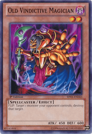 Old Vindictive Magician [BP01-EN060] Common - Josh's Cards