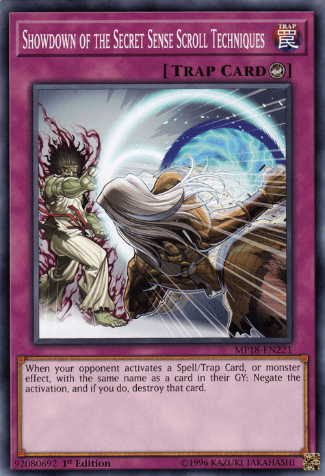 Showdown of the Secret Sense Scroll Techniques [MP18-EN221] Common - Josh's Cards