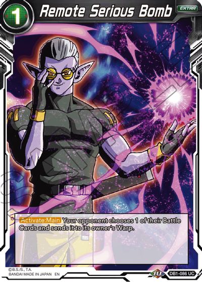 Remote Serious Bomb (Reprint) (DB1-086) [Battle Evolution Booster] Parallel Foil