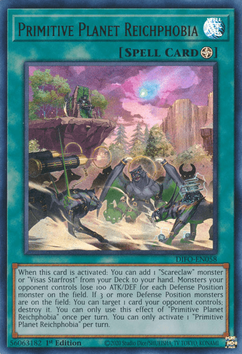 Primitive Planet Reichphobia [DIFO-EN058] Ultra Rare - Josh's Cards