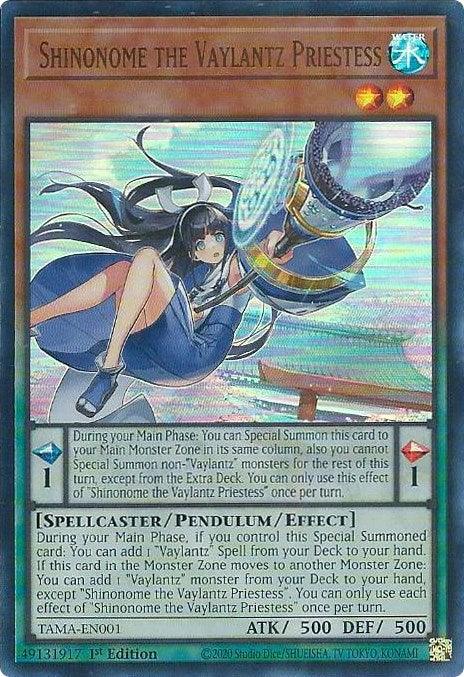 Shinonome the Vaylantz Priestess [TAMA-EN001] Ultra Rare - Josh's Cards