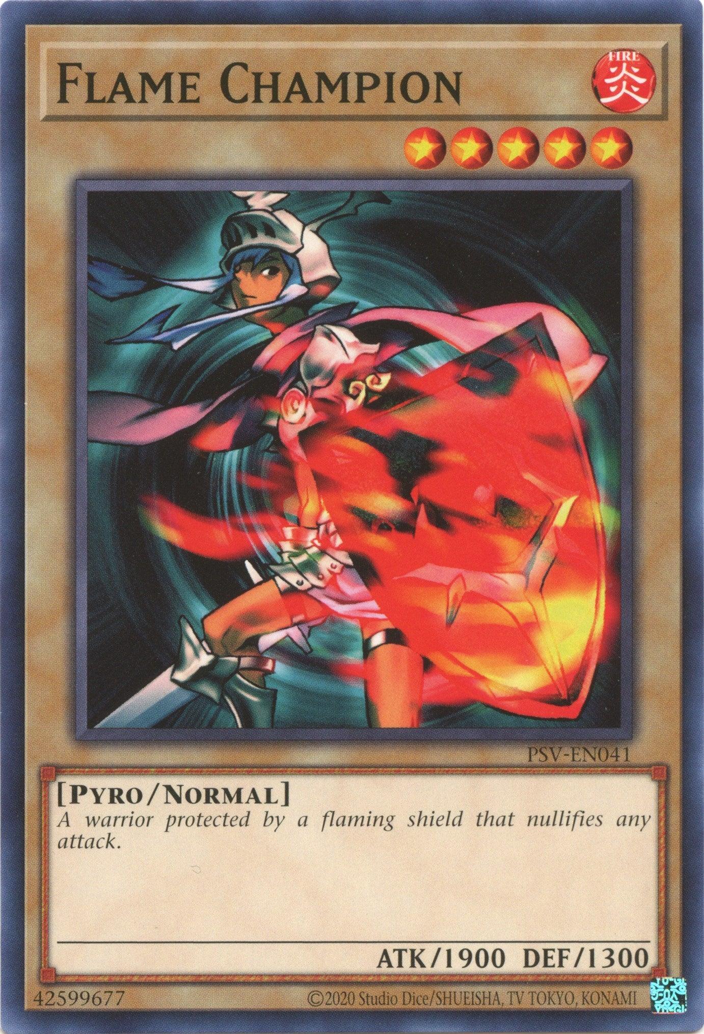 Flame Champion (25th Anniversary) [PSV-EN041] Common - Josh's Cards