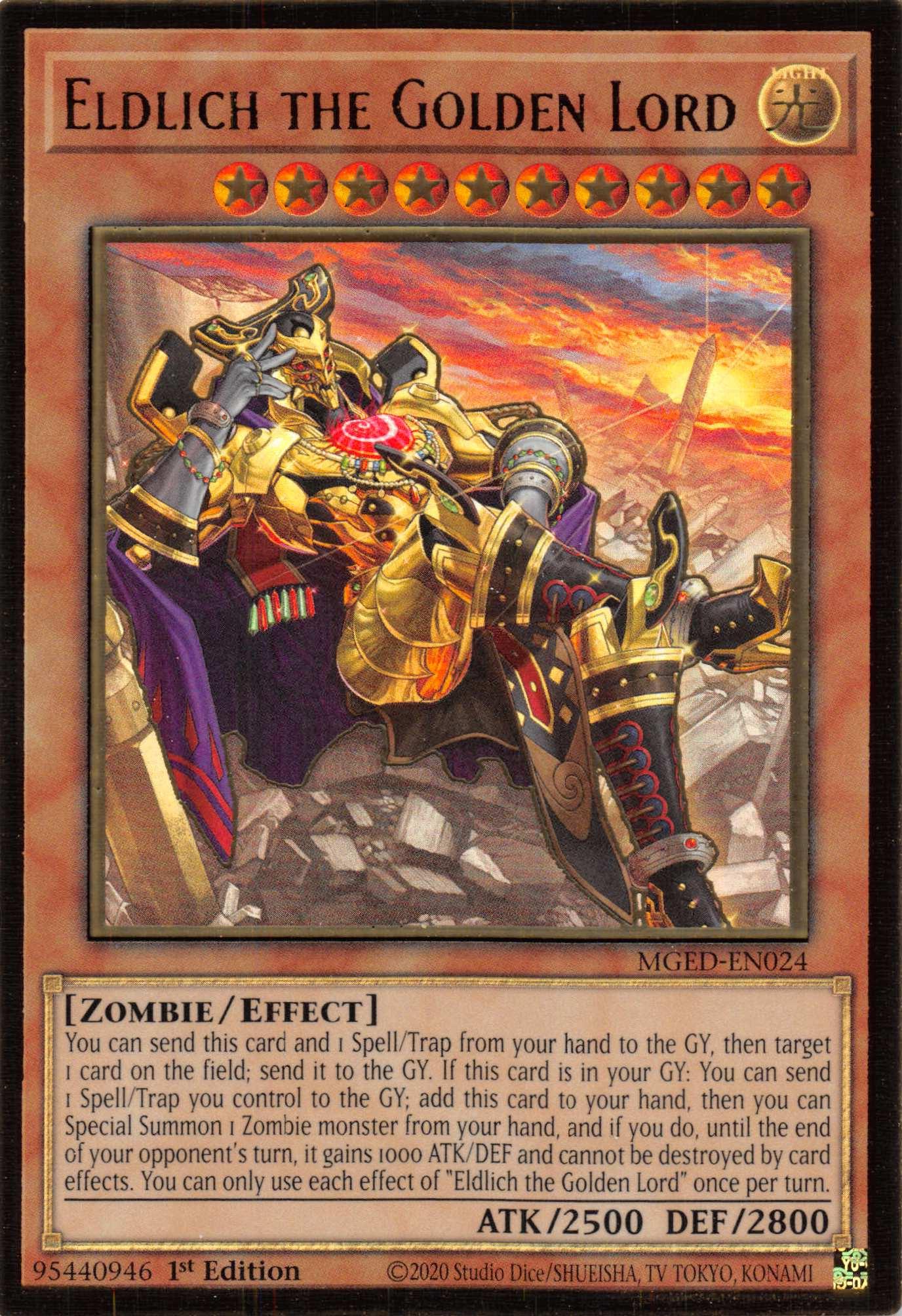 Eldlich the Golden Lord (Alternate Art) [MGED-EN024] Gold Rare - Josh's Cards