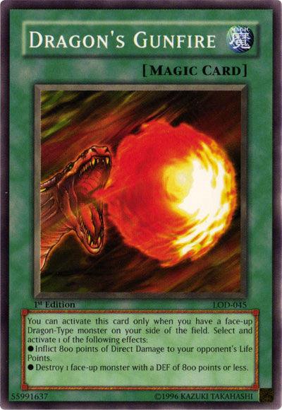 Dragon's Gunfire [LOD-045] Common - Josh's Cards