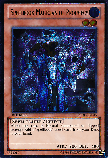 Spellbook Magician of Prophecy [REDU-EN015] Ultimate Rare - Josh's Cards