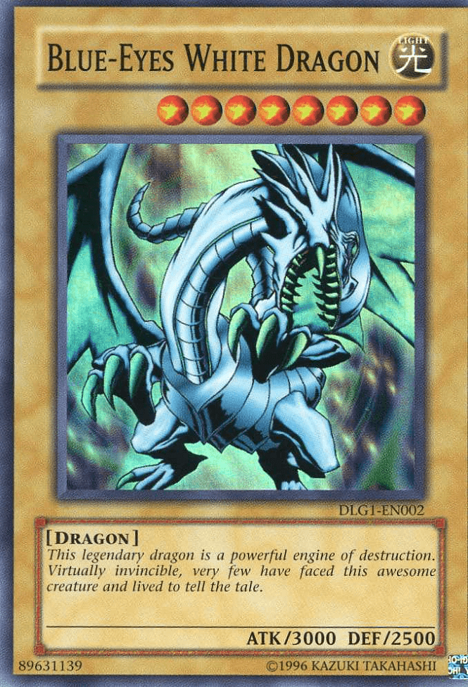 Blue-Eyes White Dragon [DLG1-EN002] Super Rare - Josh's Cards
