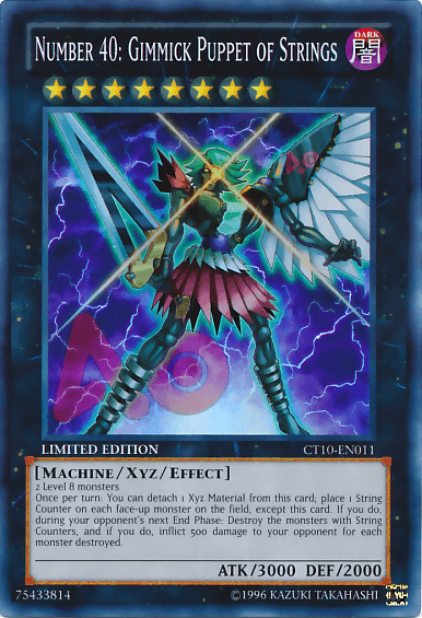 Number 40: Gimmick Puppet of Strings [CT10-EN011] Super Rare - Josh's Cards