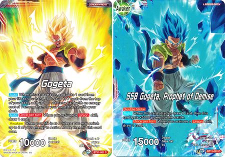 Gogeta // SSB Gogeta, Prophet of Demise (BT11-001) [Vermilion Bloodline] Parallel Foil